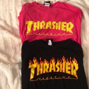 Two short sleeve Thrasher t-shirts
